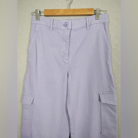 Aritzia Wilfred Free Modern Cargo Purple Pants Size 2 - Picture 13 of 16